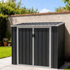 Anthracite Metal Garden Shed Outdoor Tools Storage Sheds Small House Bin Sheds