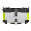 65L Motorcycle Top Box Aluminium Waterproof Rear Luggage Case Anti Theft Lock He