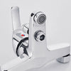 Luxury Bathroom Chrome Sink Bath Filler Tap Shower Mixer Taps with Hand Held Set