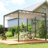 Pergola Patio Sun Shelter Grape Tent Retractable Canopy Refurbished