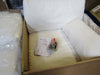 Dusk Cairo 3 seater sofa chaise - Vanilla - feather filled - Ex display