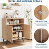 Storage Cabinet with Metal Leg Sideboard Buffet for Living Room Entryway Hallway