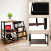 Record Player Stand with 3-Tier Vinyl Record Storage Holds Up to 200 Albums