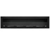 Bio Ethanol Fireplace Bioethanol Fire Wall Mounted 1600 x 40 Matt Black 160cm