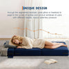 4-in-1 Folding Sofa Bed Convertible Lazy Floor Couch Futon Mattress Single Guest