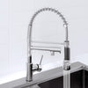 Modern Mono Pull Out Kitchen Mixer Tap Dual Spout Spray Single Lever Chrome