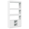 Highboard White 92x33x180 Engineered Wood C7I4