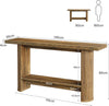 Modern Console Table for Entryway 55-Inch Wood Narrow Sofa Table for Living Room