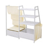 Children’s Bookshelf and Toy Organizer, 3-Tier Sling Shelf for Bedroom/Nursery