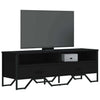 TV Cabinet Black 122x34x41 Engineered Wood K2V2