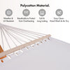 Hammock with Stand, 1 Person Cotton Hammock & Larch Wood Frame,