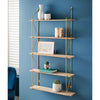 5 Tier Metal Wire Wall Floating Shelves Decoration Storage Shelf Living Room