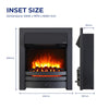Freestanding Electric Fireplace Suite - Bempton Suite