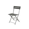 2 Seater Folding Steel Bistro Garden Furniture Set - Anthracite