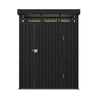 8.5ft x 5.4ft Pent Metal Garden Storage Shed Motorcycle Sheds with Lockable Door