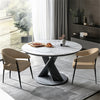 Set of 2 Leather Dining Chairs Modern Kitchen Dressing Room Bedroom Padded Seat