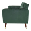 3 Seater Velvet Sofa Bed Click Clack 5 Colour Luxury Button Tufted Sleeper Couch