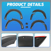 Matte Black Wheel Arches Fit For Ford Ranger T8 2019 2020 2021 2022 With Bolt UK