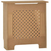 White Radiator Cover MDF Small Large Modern Wood Slat Grill Cabinet Furniture