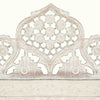 Hand carved 5-Panel Room Divider White 200x165 Solid Wood R3V3