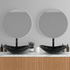 Bathroom Sink Basin Hand Wash Counter Top Oval Glass Bowl Pop up Tap Waste Set