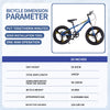 Kids Bike 20 inch Blue Bicycle Boys Cycling Shimano Gears Disc Brake Best Gift