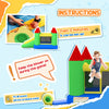 Bouncy Castle with Slide Inflatable Jumper Castle Moonwalk Slide w/ Blower