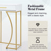 Console Table Side Table Narrow Hallway Furniture Cabinet with 2 Drawers Storage