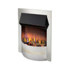 Dimplex Portree Chrome Optiflame Electric 3D Inset Fire 2kW With Remote Open Box