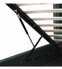 Merax Upholstered Bed Functional Bed from Storage Double Size Green Velvet