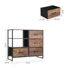 Industrial Storage Drawers Cabinet & Shelf Rustic Chest of Drawers Dresser Unit