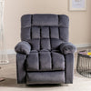 Power Lift Recliner Electric Massage Chair Armchair Single Sofa with Heat Grey