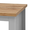 Light Grey Coffee Table Living Room Modern Solid with Storage Shelf