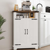 Bathroom Corner Storage Cabinet,Small Storage Unit with Drawer&Doors for Kitchen