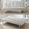 Cream Sofa Bed 3 Seater Click Clack - Britney