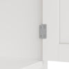 Tall Pantry Cabinet Kitchen Cupboard w/ Storage, Adjustable Shelves, White
