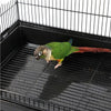 Bird Cage Open Play Top Parrot Cage Budgie Cage w/ Stand for Cockatiel Parakeet