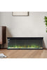 Electric 3 Sided Media Fire 40-100in Wall Insert LED Flames Fireplace Panoramic