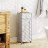 Freestanding Bathroom Storage Cabinet with Door Drawer and Adjustable Shelves-Da