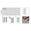 PVC Garden Screening Roll Fence Privacy Border Panel Bamboo Effect Fencing Cover