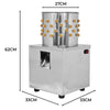 KuKoo Poultry Plucker Machine 30cm Drum Automatic Quail Customer Return UG
