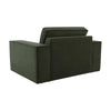 Dusk Brooklyn Dark Olive Velvet Loveseat RRP £999