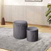 Small Footstool Ottoman Shoe Changing Stool Padded Foot Rest Entryway Livingroom