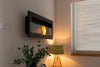 Bio fireplace 900x400 with glass Black Structural