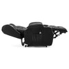 CAESAR DUAL MOTOR RISER RECLINER LEATHER MOBILITY ARMCHAIR MASSAGE HEATED CHAIR