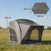 Car Tent with 2.35m Stand-Up Height 3000mm Waterproof Tailgate Tent