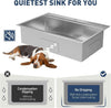 Topmount Drop in Single Bowl Stainless Steel Sink, with Standard Faucet