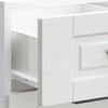 Kitchen Base Cabinet "Porto" High Gloss White Engineered Wood