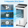 10L Portable Air Cooler Fan 3-in-1 Mobile Cooling Conditioner Humidifier Remote