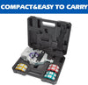 Manual Hydraulic A/C Hose Crimper Separable Crimping Tool 4 Dies Beadlock Kit